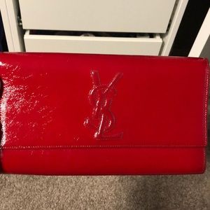 YSL Red Clutch